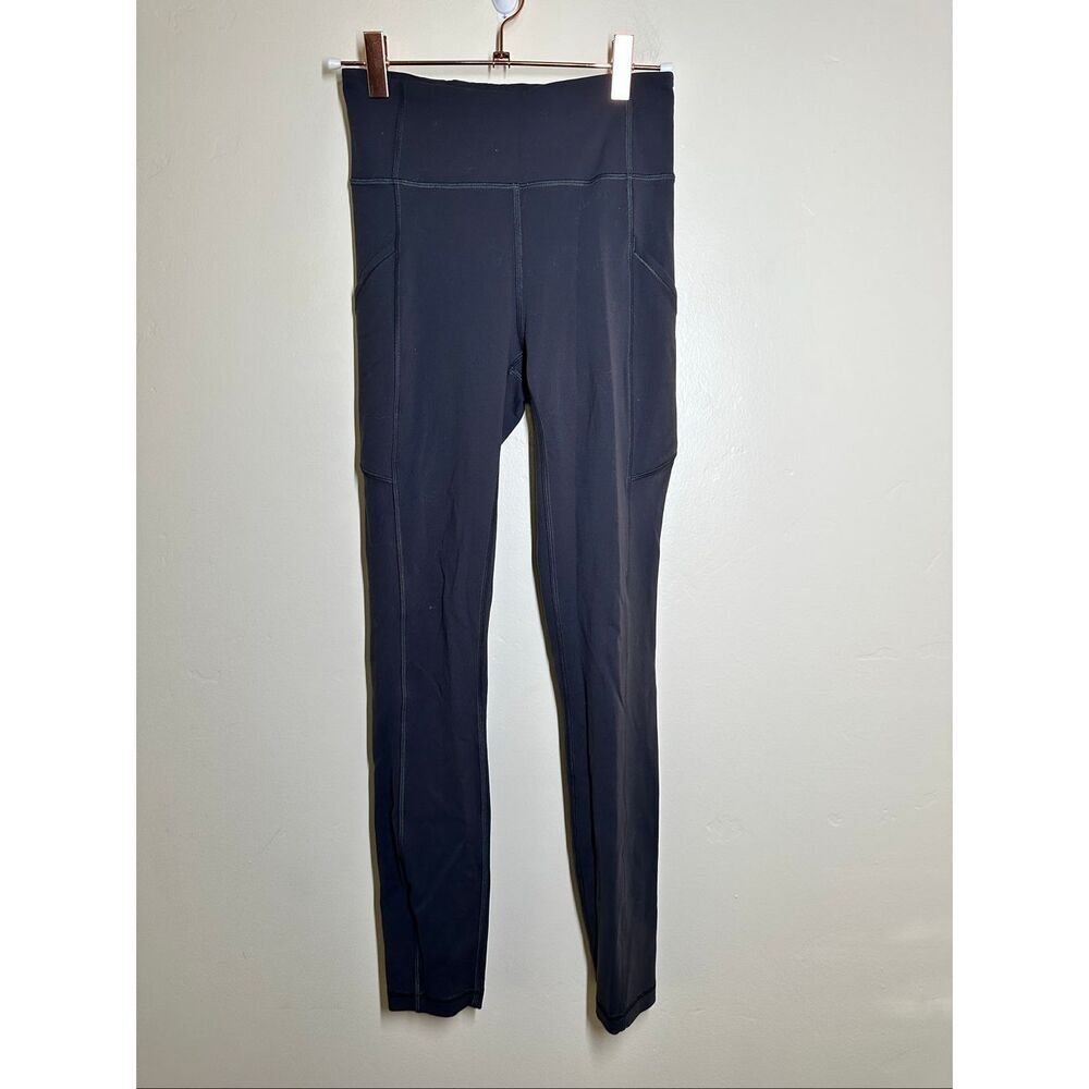 🌸 lululemon Gray Pull On Athletic Leggings Size 4